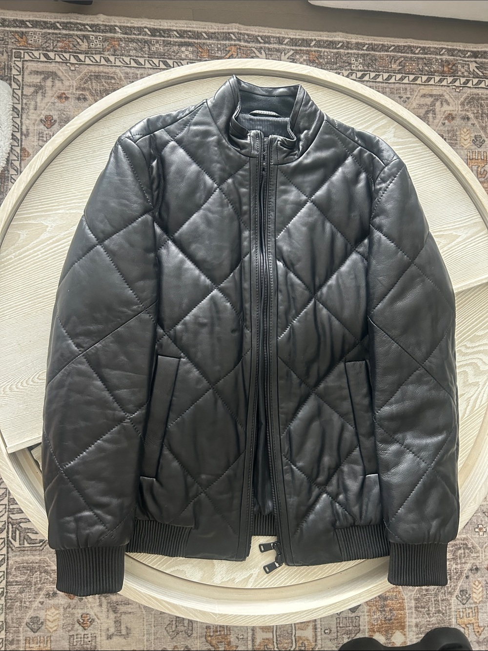 Hugo Boss Black Quilted Bomber Jacket